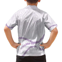 Aloha Lei Mikioi Hawaiian Shirt Purple Polynesian Tribal Tatau Pattern LT9 - Polynesian Pride
