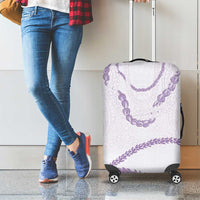 Aloha Lei Mikioi Luggage Cover Purple Polynesian Tribal Tatau Pattern LT9 - Polynesian Pride