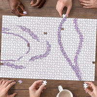 Aloha Lei Mikioi Puzzle Purple Polynesian Tribal Tatau Pattern - Polynesian Pride