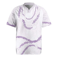 Aloha Lei Mikioi Rugby Jersey Purple Polynesian Tribal Tatau Pattern