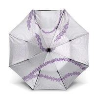 Aloha Lei Mikioi Umbrella Purple Polynesian Tribal Tatau Pattern - Polynesian Pride
