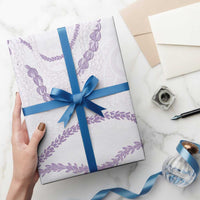 Aloha Lei Mikioi Wrapping Paper Purple Polynesian Tribal Tatau Pattern - Polynesian Pride