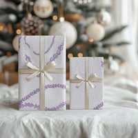 Aloha Lei Mikioi Wrapping Paper Purple Polynesian Tribal Tatau Pattern - Polynesian Pride