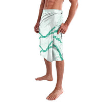Aloha Lei Mikioi Lavalava Sage Green Polynesian Tribal Tatau Pattern