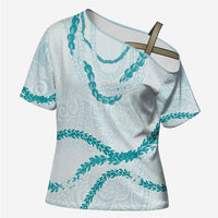 Aloha Lei Mikioi Cross Shoulder Shirt Aloha Lei Mikioi - Polynesian Pride