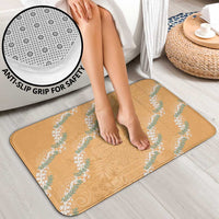 Aloha Pakalana and Puakenikeni Lei Bathroom Set Gold Hawaiian Pattern - Polynesian Pride