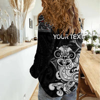 Personalised New Zealand Potae Pango Cricket Women Casual Shirt Special Maori Hei Tiki Tribal Tattoo