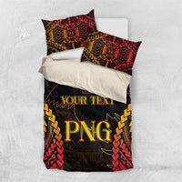 Custom Papua New Guinea Cricket Bedding Set Go Barramundis LT9 US Twin 172cm x 218cm Black - Polynesian Pride
