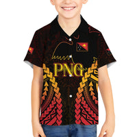Custom Papua New Guinea Cricket Family Matching Puletasi and Hawaiian Shirt Go Barramundis