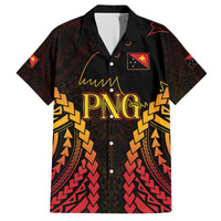 Custom Papua New Guinea Cricket Family Matching Short Sleeve Bodycon Dress and Hawaiian Shirt Go Barramundis