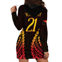 Custom Papua New Guinea Cricket Hoodie Dress Go Barramundis LT9 - Polynesian Pride