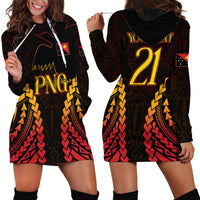 Custom Papua New Guinea Cricket Hoodie Dress Go Barramundis LT9 - Polynesian Pride