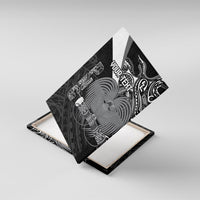 Custom Papua New Guinea Cricket Canvas Wall Art Tribal Bird of Paradise Tattoo