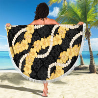 Aloha Melemele Hibiscus Pikake Lei Beach Blanket Hawaiian Quilt Pattern LT9 - Polynesian Pride