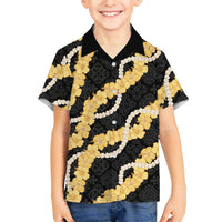 Aloha Melemele Hibiscus Pikake Lei Family Matching Puletasi and Hawaiian Shirt Hawaiian Quilt Pattern