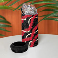 Aloha Ula'ula Hibiscus Pikake Lei 4 in 1 Can Cooler Tumbler Hawaiian Quilt Pattern