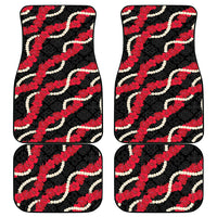 Aloha Ula'ula Hibiscus Pikake Lei Car Mats Hawaiian Quilt Pattern
