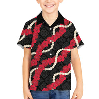 Aloha Ula'ula Hibiscus Pikake Lei Hawaiian Shirt Hawaiian Quilt Pattern