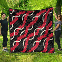 Aloha Ula'ula Hibiscus Pikake Lei Quilt Hawaiian Quilt Pattern LT9 - Polynesian Pride
