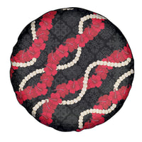 Aloha Ula'ula Hibiscus Pikake Lei Spare Tire Cover Hawaiian Quilt Pattern