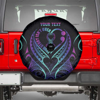 Personalised Your Story Isn't Over Spare Tire Cover Suicide Prevention Awareness Semicolon Heart