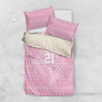 Custom New Zealand Basketball Indigenous Bedding Set - Polynesian Pride