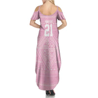 Custom New Zealand Basketball Indigenous Family Matching Summer Maxi Dress and Hawaiian Shirt - Polynesian Pride