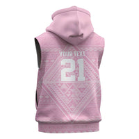 Custom New Zealand Basketball Indigenous Sleeveless Hoodie LT9 - Polynesian Pride