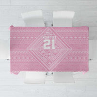 Custom New Zealand Basketball Indigenous Tablecloth - Polynesian Pride