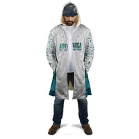 Custom New Zealand Aotearoa Cloak Green Maori Paua Shell Indigenous - Polynesian Pride