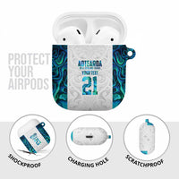 Custom New Zealand Aotearoa AirPods Case Maori Paua Shell Indigenous - Polynesian Pride