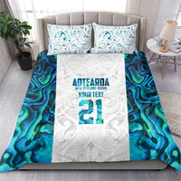 Custom New Zealand Aotearoa Bedding Set Maori Paua Shell Indigenous LT9 - Polynesian Pride