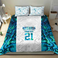 Custom New Zealand Aotearoa Bedding Set Maori Paua Shell Indigenous LT9 - Polynesian Pride