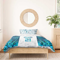 Custom New Zealand Aotearoa Bedding Set Maori Paua Shell Indigenous LT9 - Polynesian Pride