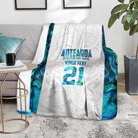 Custom New Zealand Aotearoa Blanket Maori Paua Shell Indigenous LT9 - Polynesian Pride
