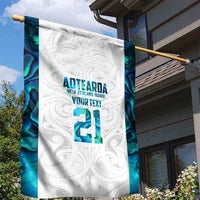 Custom New Zealand Aotearoa Garden Flag Maori Paua Shell Indigenous LT9 - Polynesian Pride