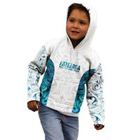 Custom New Zealand Aotearoa Kid Hoodie Maori Paua Shell Indigenous LT9 - Polynesian Pride