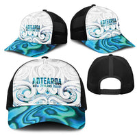 New Zealand Aotearoa Mesh Trucker Cap Maori Papua Shell Indigenous LT9 - Polynesian Pride