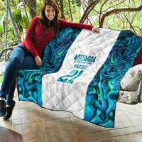 Custom New Zealand Aotearoa Quilt Maori Paua Shell Indigenous LT9 - Polynesian Pride