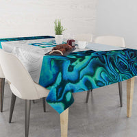 Custom New Zealand Aotearoa Tablecloth Maori Paua Shell Indigenous - Polynesian Pride