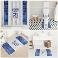 Custom New Zealand Aotearoa Bathroom Set Purple Maori Paua Shell Indigenous - Polynesian Pride