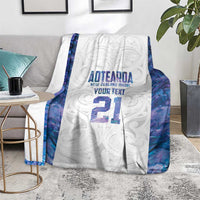 Custom New Zealand Aotearoa Blanket Purple Maori Paua Shell Indigenous LT9 - Polynesian Pride