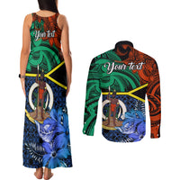 personalised-tafea-day-couples-matching-tank-maxi-dress-and-long-sleeve-button-shirts-vanuatu-sand-drawing-with-polynesian-pattern