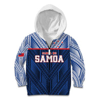 Custom Rugby Toa Samoa Kid Hoodie Samoa mo Samoa Island Warrior Pride - Polynesian Pride