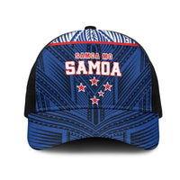 Toa Samoa Rugby Mesh Trucker Cap Samoa mo Samoa Island Warrior Pride - Polynesian Pride