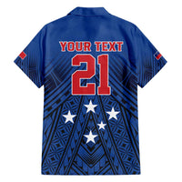 Custom Rugby Toa Samoa Hawaiian Shirt Samoa mo Samoa Strength in Tatau - Polynesian Pride
