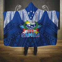 Rugby Toa Samoa Hooded Blanket Samoa mo Samoa Strength in Tatau - Polynesian Pride