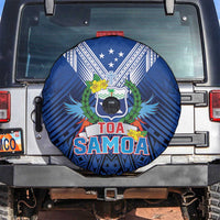 Rugby Toa Samoa Spare Tire Cover Samoa mo Samoa Strength in Tatau - Polynesian Pride