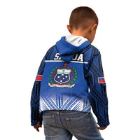Toa Samoa 685 Kid Hoodie Uso Aso Uma For Life For Samoa - Polynesian Pride