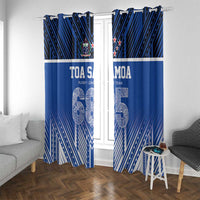 Toa Samoa 685 Window Curtain Uso Aso Uma For Life For Samoa - Polynesian Pride